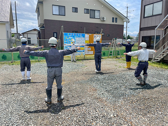 浅舞北部地区　農地集積加速化基盤整備工事